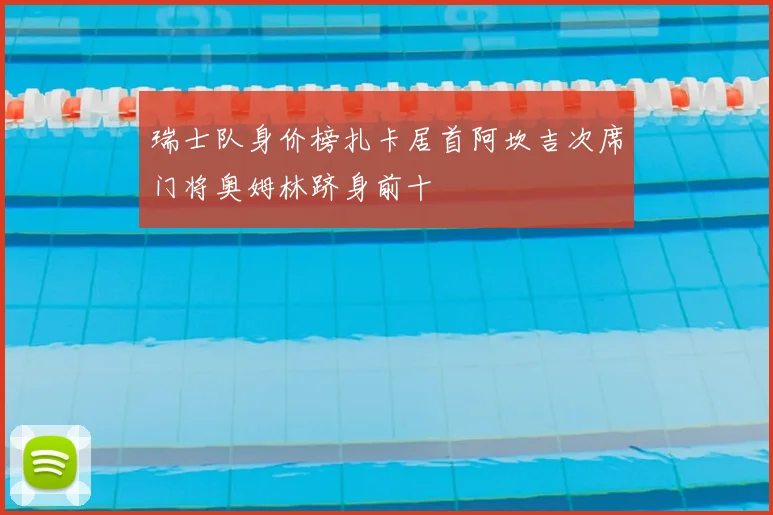 瑞士队身价榜扎卡居首阿坎吉次席门将奥姆林跻身前十